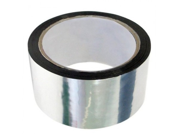 Скотч для бани фольгированный 50 мкр, 50 мм, 50 м