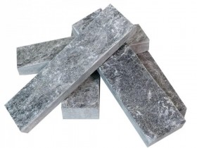 Плитка из талькохлорита рваный камень 150x50x20 мм