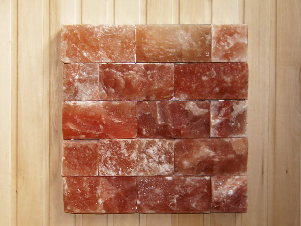 Кирпич из гималайской соли рваный 200x100x50 мм
